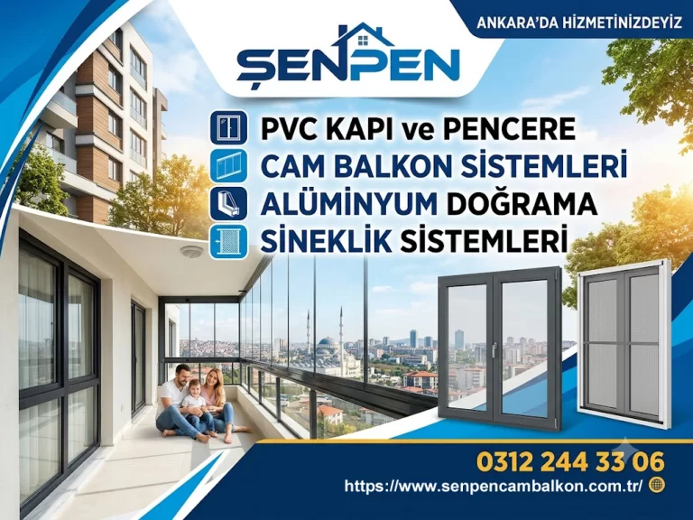 Ankara Çankaya Cam Balkon Sistemleri ile Estetik ve Konfor Bir Arada